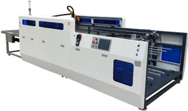 CNC Gluer Automatic Cutting Machine PLC Control Easy Learning And Operation