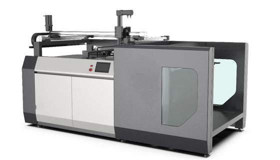 Self Calibrating CNC Gluing Machine 10mm Thickness 2.5KW High Efficiency
