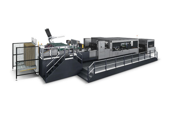 Customizable Automatic Die Cutting Machine PLC Control 380V 50HZ 3PH 400ton Pressure