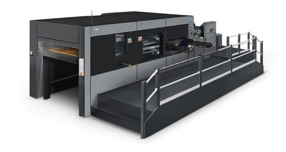 High Pallet Corrugated Paper Cutting Machine With 4 Sides Stripping Down Feeder