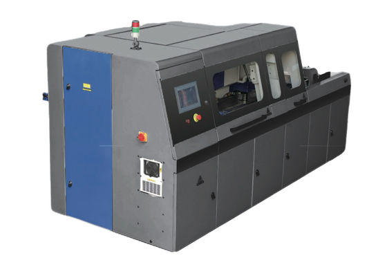 Fully Automatic 7KW Three Knife Trimmer Flexible 340×300mm 1300 Cuts/Hour