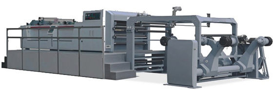 400mm Cutting Length Paper Roll Slitting Machine 3P With PLC Control System