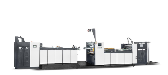Automatic Pre-coated Film Laminating Machine Electromagnetic Oil Heating Hot Knife Cutting System High Speed Production