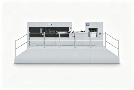 Automatic Folding Carton Die Cutting Machine Paper Box Creasing Die Cutter With Stripping