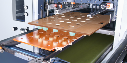 Automatic Corrugated Board Die Cutting Machine Carton Box Paper Die Cutter With Stripping Blanking