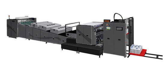 High Speed Spot UV Machine 9000 Sheets/H Spot UV Coater With Automatic Feeder And Sheet Transferring Unit
