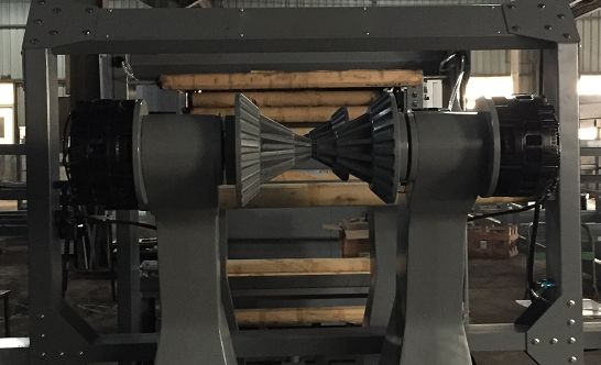 1400mm Width Paper Roll Slitter With Magnetic Powder Brake 0.8Mpa Paper Slitting Machine C1400B