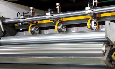 1400mm Width Paper Roll Slitter With Magnetic Powder Brake 0.8Mpa Paper Slitting Machine C1400B