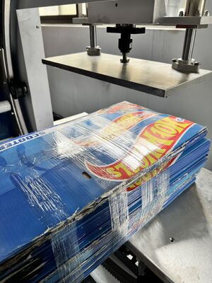 Automatic Film Wrapping Machine For Label , Heat Transfer Industry