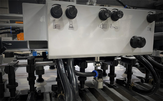 High Speed Automatic UV Glazing Machine Four Suction Feida Water Base Dual Coating System