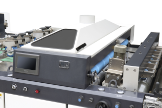 Automatic Pre-coated Film Laminating Machine Electromagnetic Oil Heating Hot Knife Cutting System High Speed Production