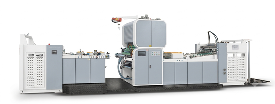 High Speed Film Lamination Machine Electromagnetic Oil Combined Heating Multi-knife Cutting System Automatic Feeding