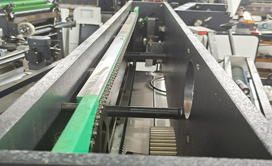 High Speed Film Lamination Machine Electromagnetic Oil Combined Heating Multi-knife Cutting System Automatic Feeding