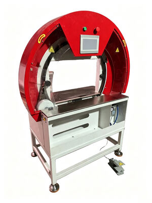 Automatic Film Wrapping Machine PLC Touch Screen Control Servo Motor Drive Photoelectric Sensor CE Certified